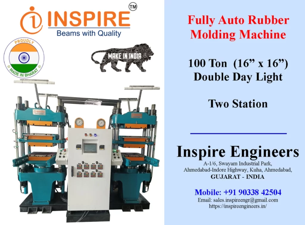 Top Manufacturer of Fully Automatic Rubber Molding Machines in Ahmedabad
