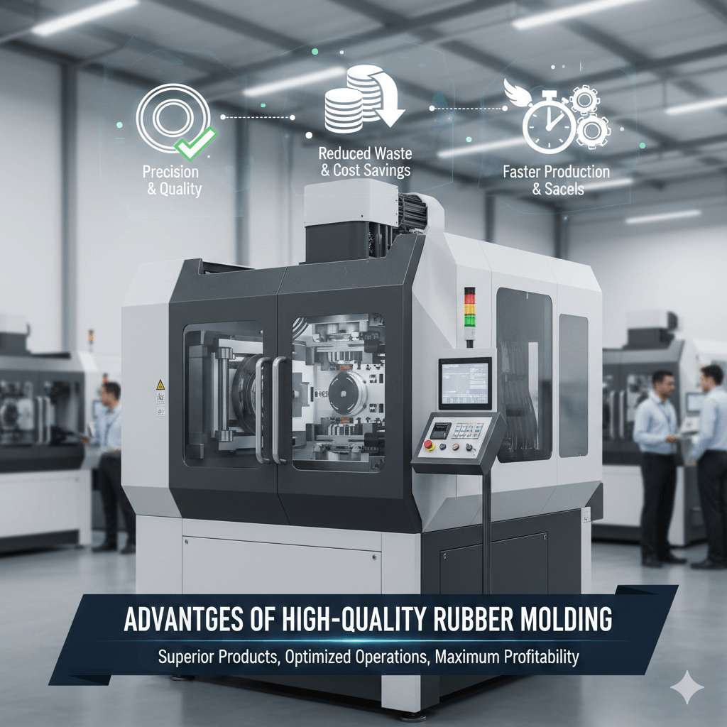 Advantages of using a high-quality rubber molding machines