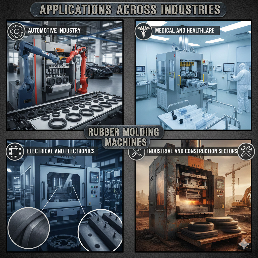 Applications of Rubber Molding Machines Across Industries